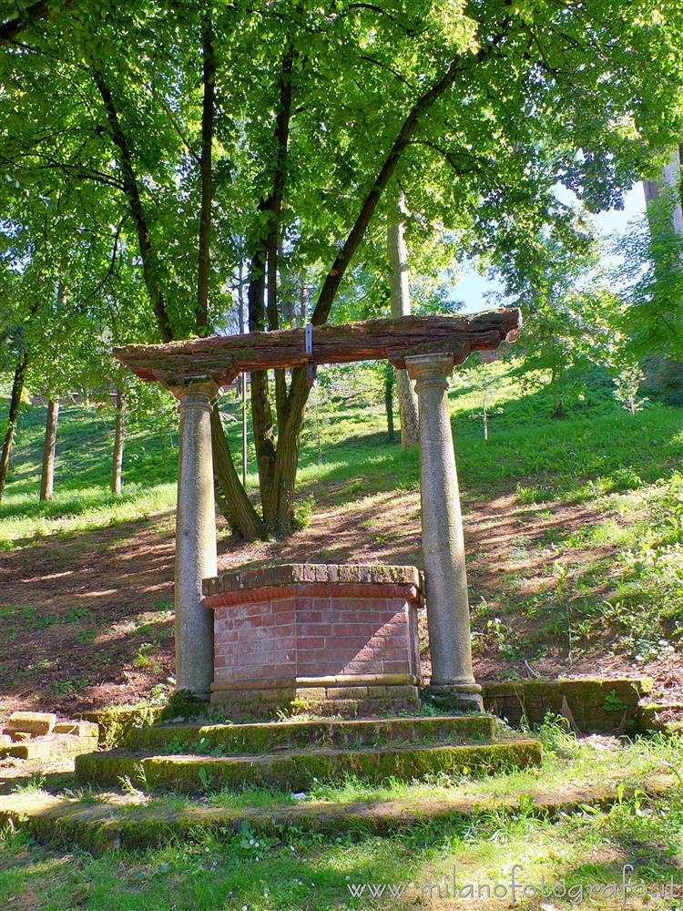 San Colombano al Lambro (Milano) - Pozzo nel parco del Castello di San Colombano al Lambro